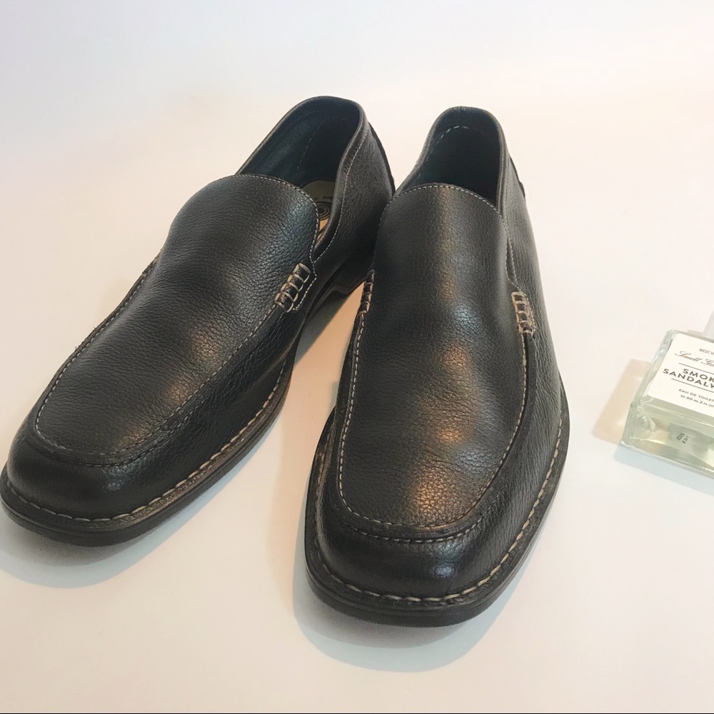NWOT Rockport Black Leather Loafer (wide width)